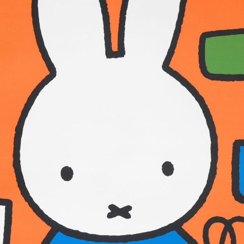 Fatboy Flying Carpet x Miffy | Non-slip bottom | UV-resistant | Easy to clean | Suitable for indoor and outdoor use | 100% Recycled polyester | Filling: foam padding | 180 x 140 cm - Orange - Image 4